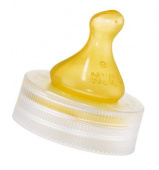 Соска латексная NUK,  для недоношенных детей со средним отверстием, размер М на станд. горлышко бутылки 